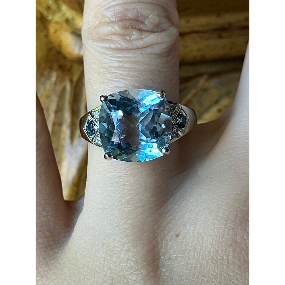 Sky Blue Topaz London Blue Topaz Ring Size 8